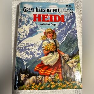 "Heidi" by Johanna Spyri - Great Illustrated Classics Edition